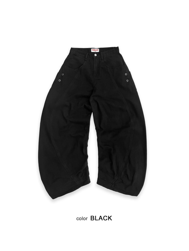 ユニセックス日本未発売Curve Eyelet Studs PT／Black