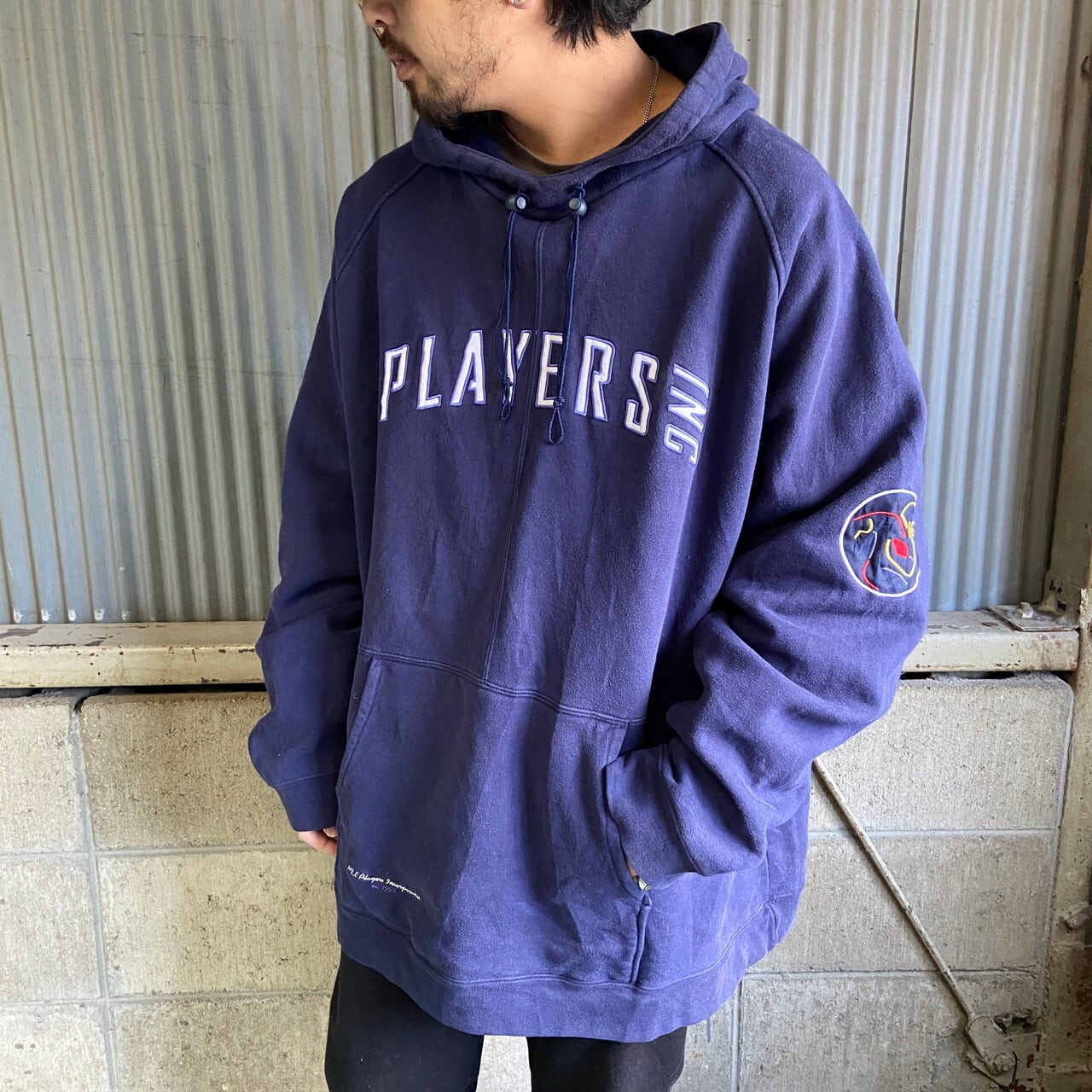 激レア3XL☆リーボック製90s】NFL公式レイヴンズ 刺繍スウェットパーカー-