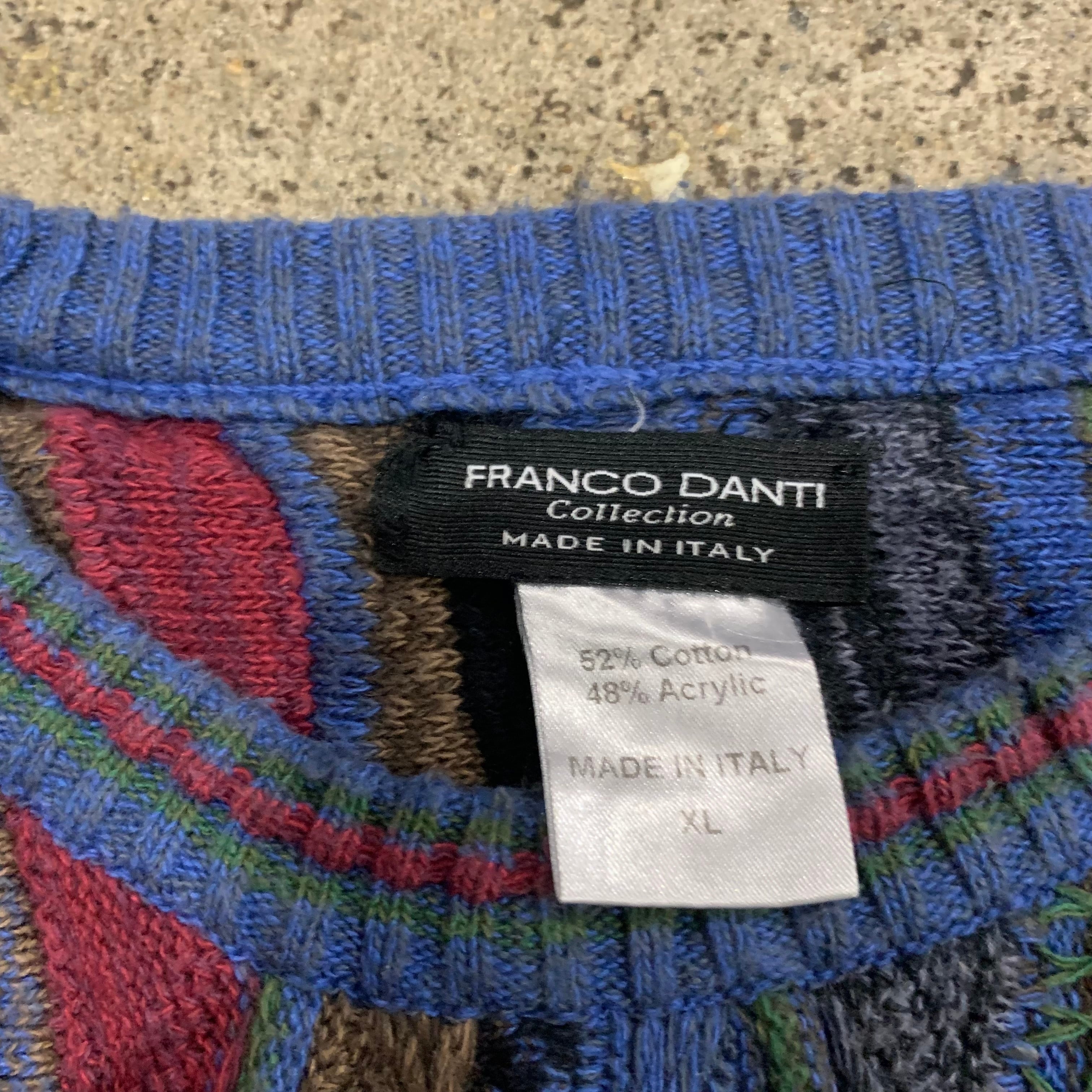 Vintage FRANCO DANTI ユーロ ニット セーター 【公式通販】