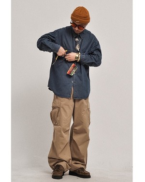 Long Sleeve Denim Shirt x00200