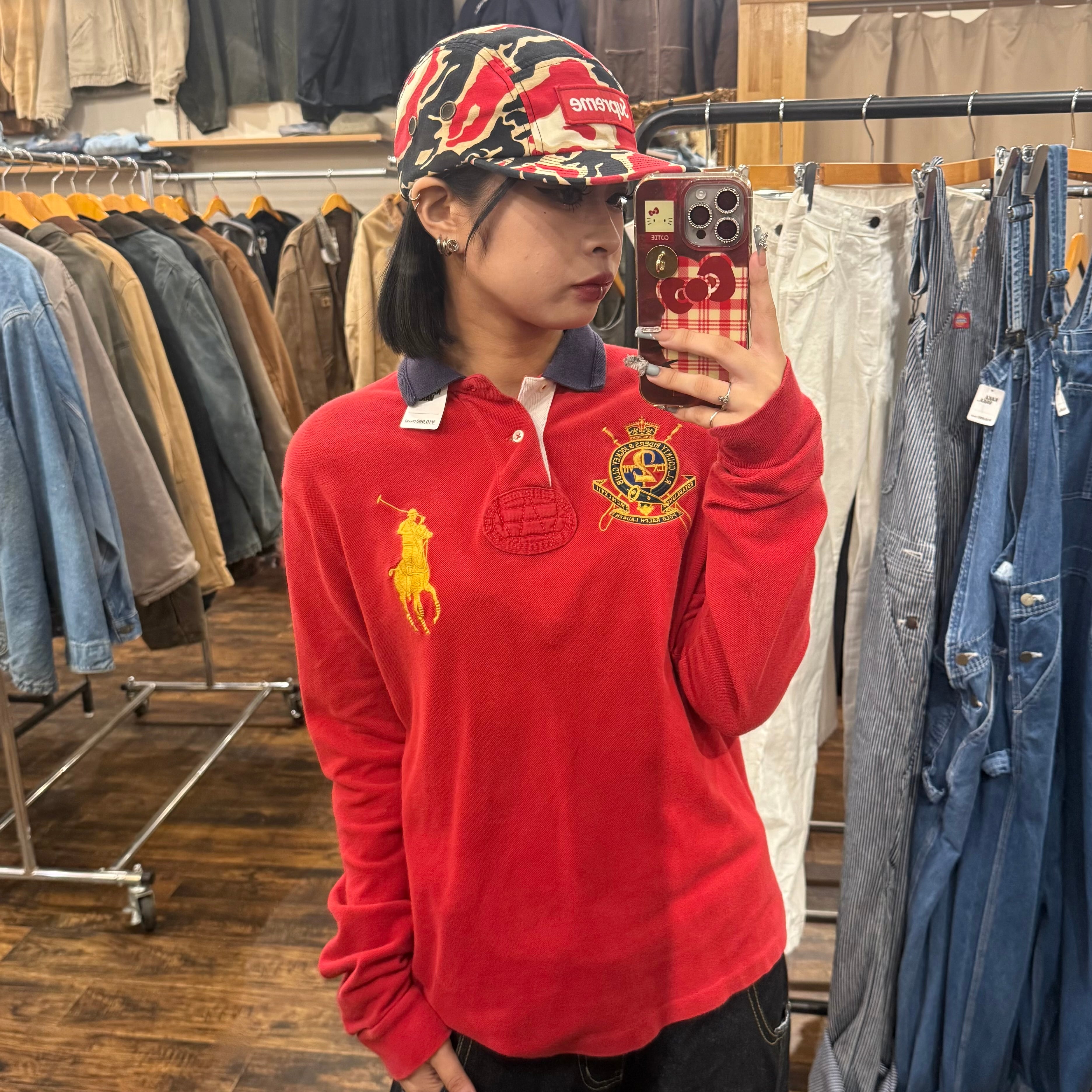 Ralph Lauren/ラルフ・ローレン】ビックポニー 長袖ポロシャツ | 古着