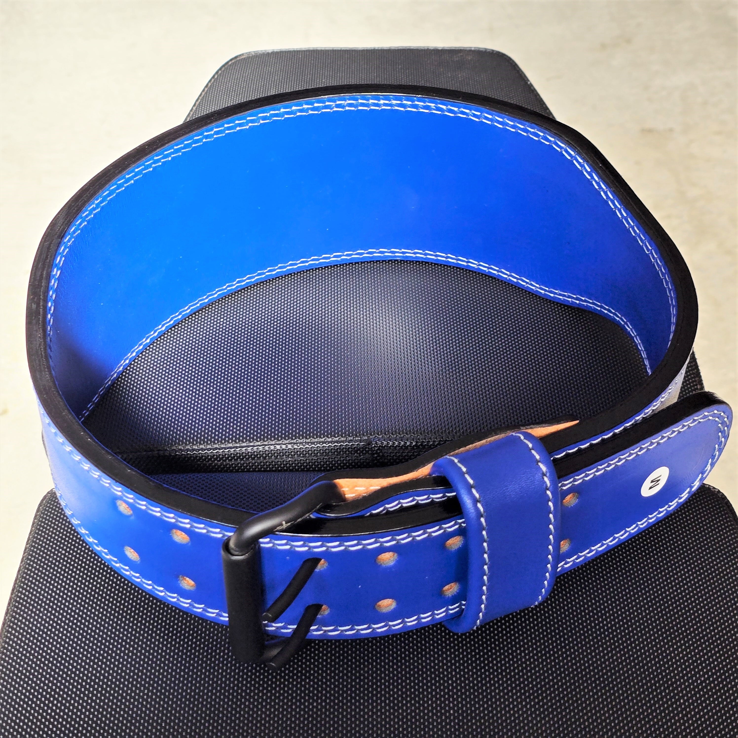 青 レザー トレーニング・パワーベルト 【公式通販】