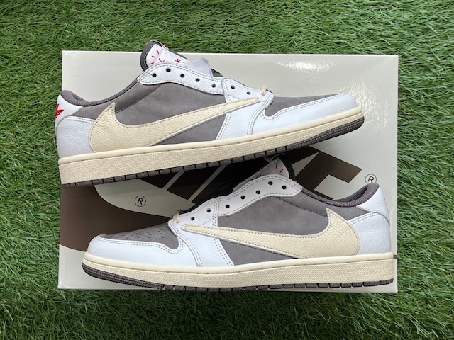 NIKE × TRAVIS SCOTT AIR JORDAN 1 LOW OG SP REVERSE MOCHA DM7866-162 29cm 85388