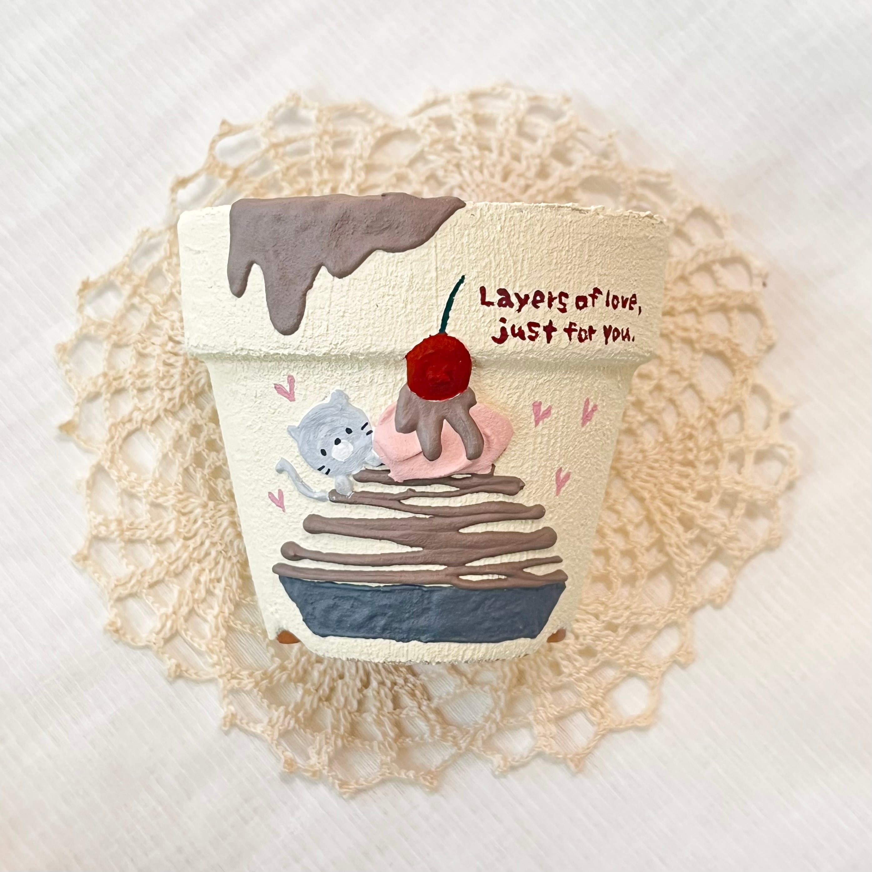 オーダー不可】 木目③ リメ鉢 | ポジティブなリメ鉢SHOP