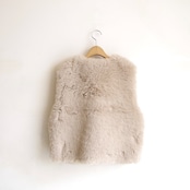 one f. Faux Fur Vest