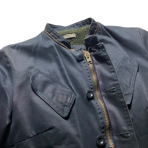 vintage MIU MIU black moleskin short jacket
