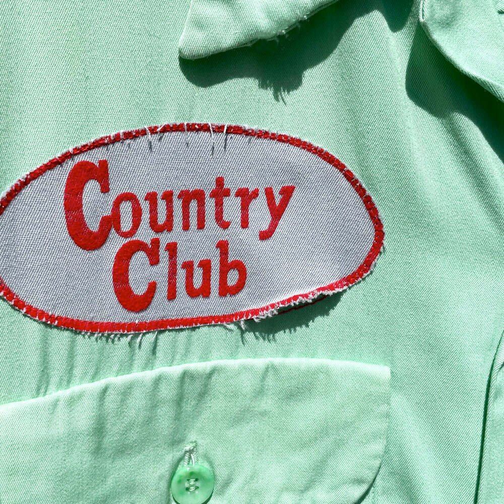 NAT NAST] Vintage Rayon Gabardine Bowling Shirt [1950s-] Vintage