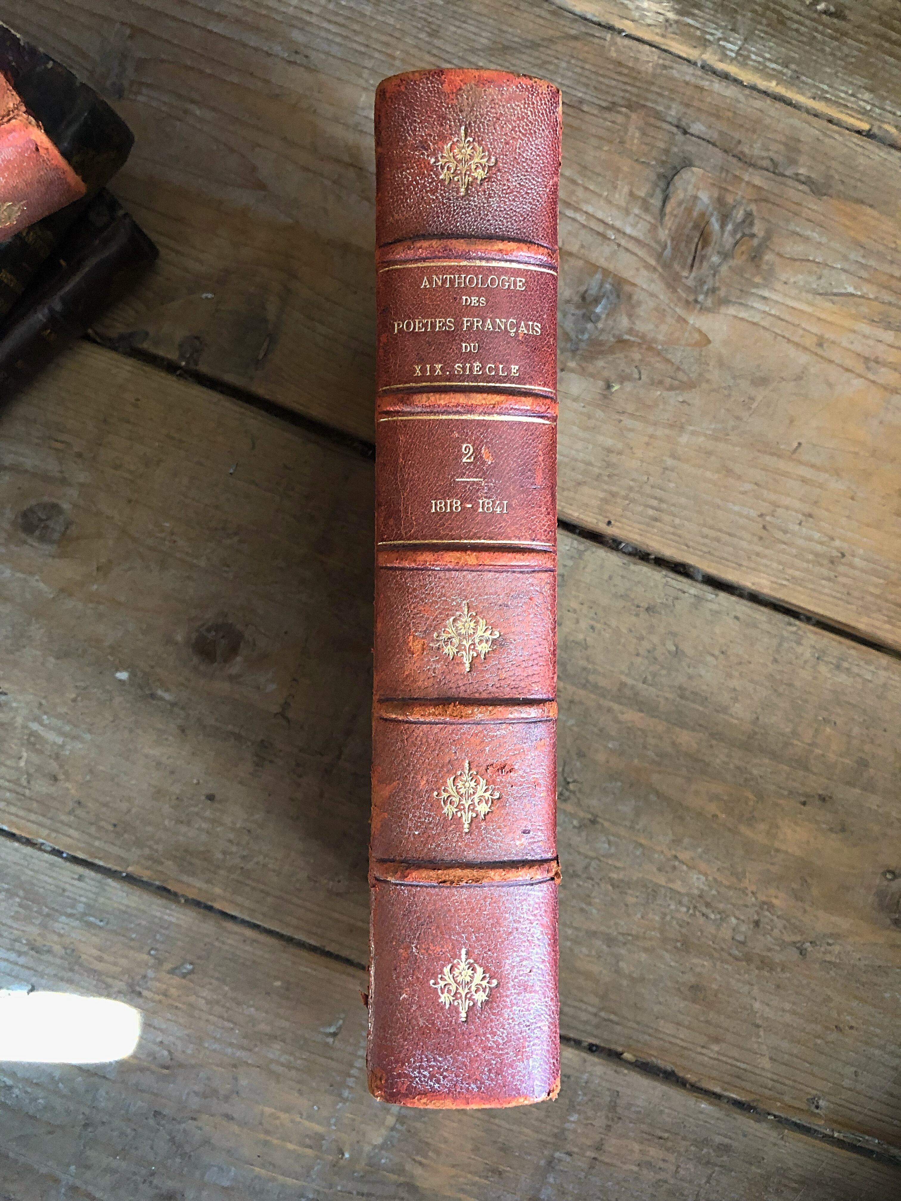 フランスアンティーク古書 古本 19世紀 詩集 no.2 | Brocante de La