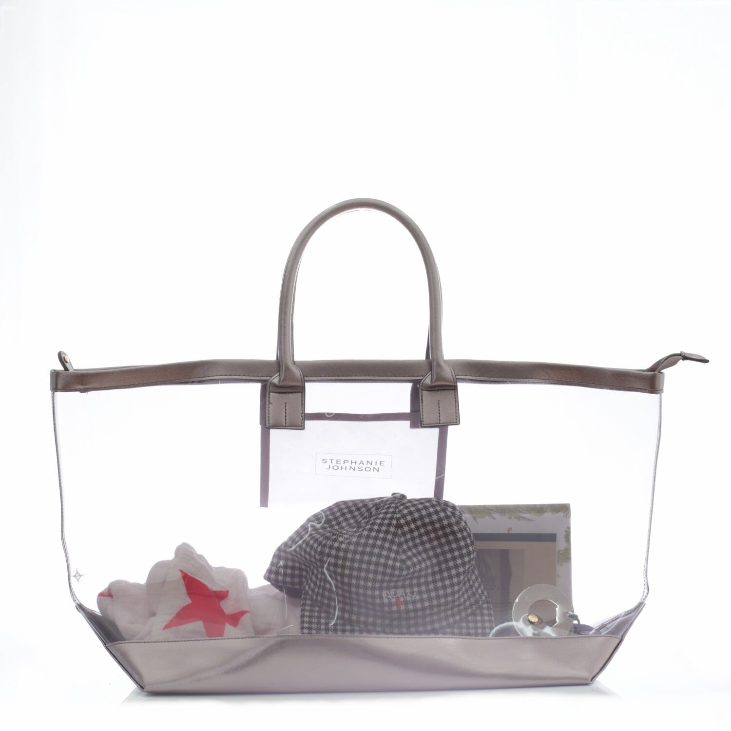 Stephanie Johnson 海外セレブ愛用ブランドの クリア素材 サイズpvcトートバッグ Mink Ace 40代を楽しむ ためのファッション ライフスタイルストア