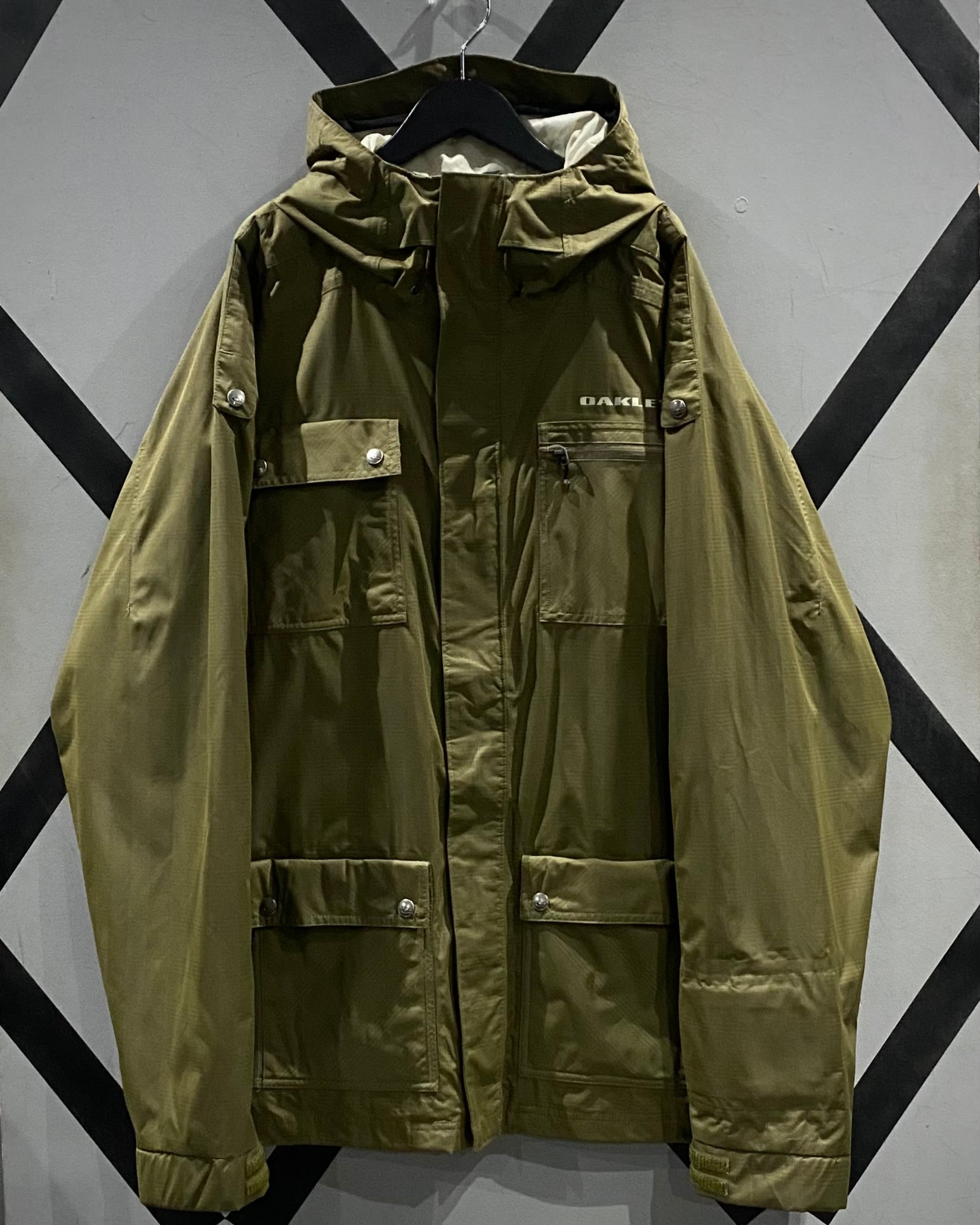 X VINTAGE】“OAKLEY” Pocket Gimmick Hooded Jacket | Caka(カカ