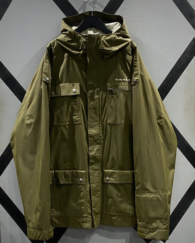 【X VINTAGE】“OAKLEY” Pocket Gimmick Hooded Jacket