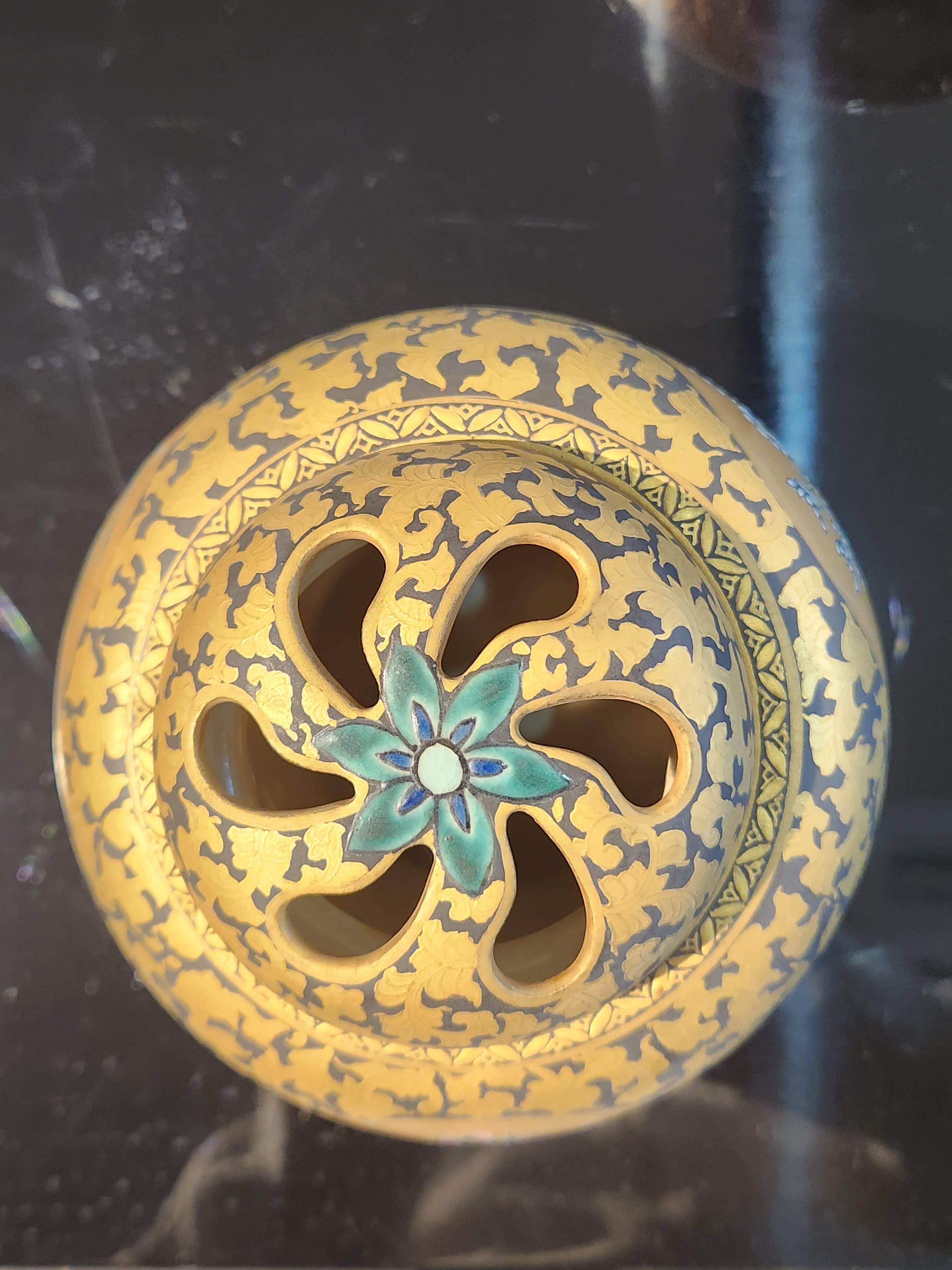 九谷焼 香炉 | 古美術鍋谷 金沢 Nabetani Kanazawa Antique Shop