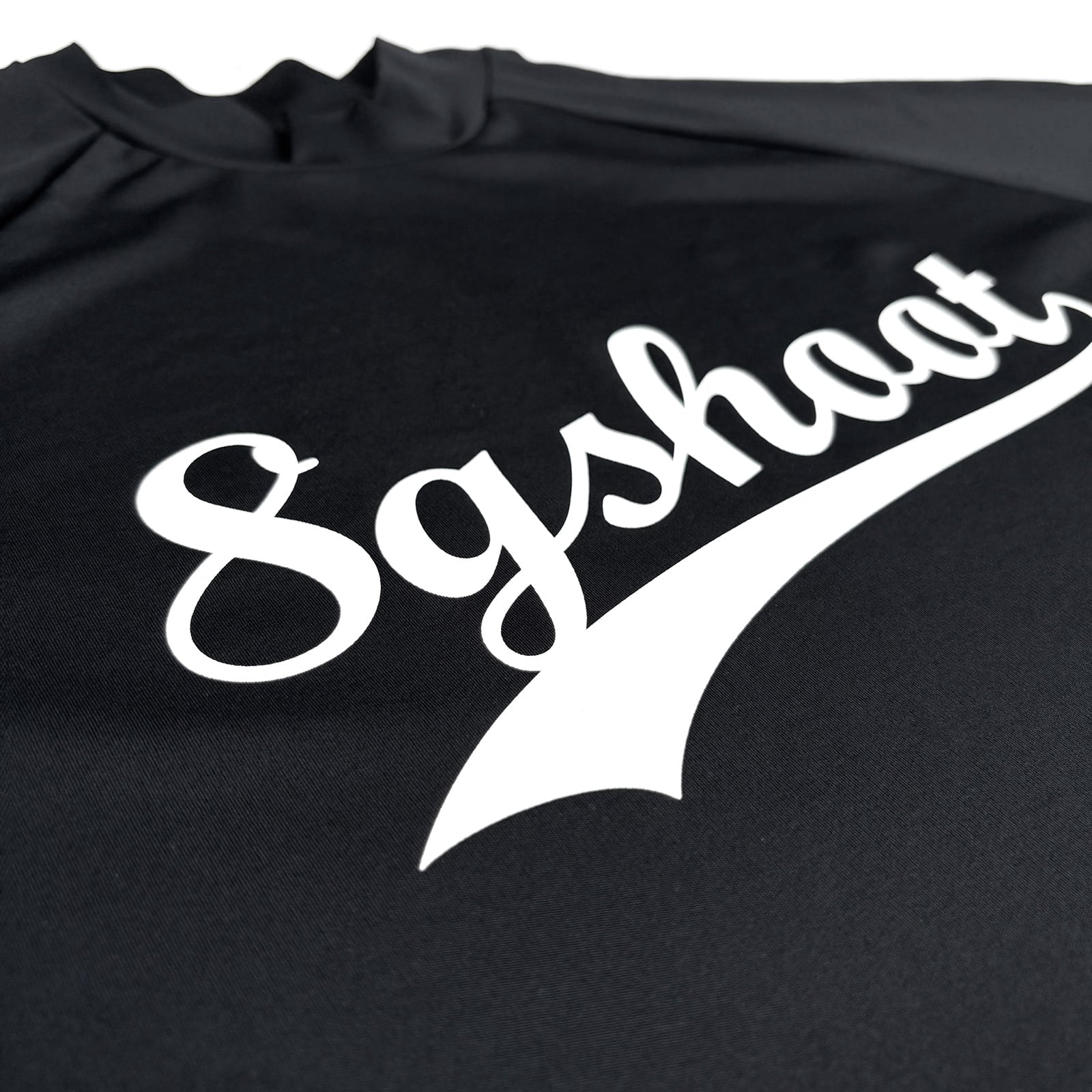 BASEBALL LOGOPRINT MOCK NECK SHIRT - BLACK - | 8G SHOOT WEBSTORE