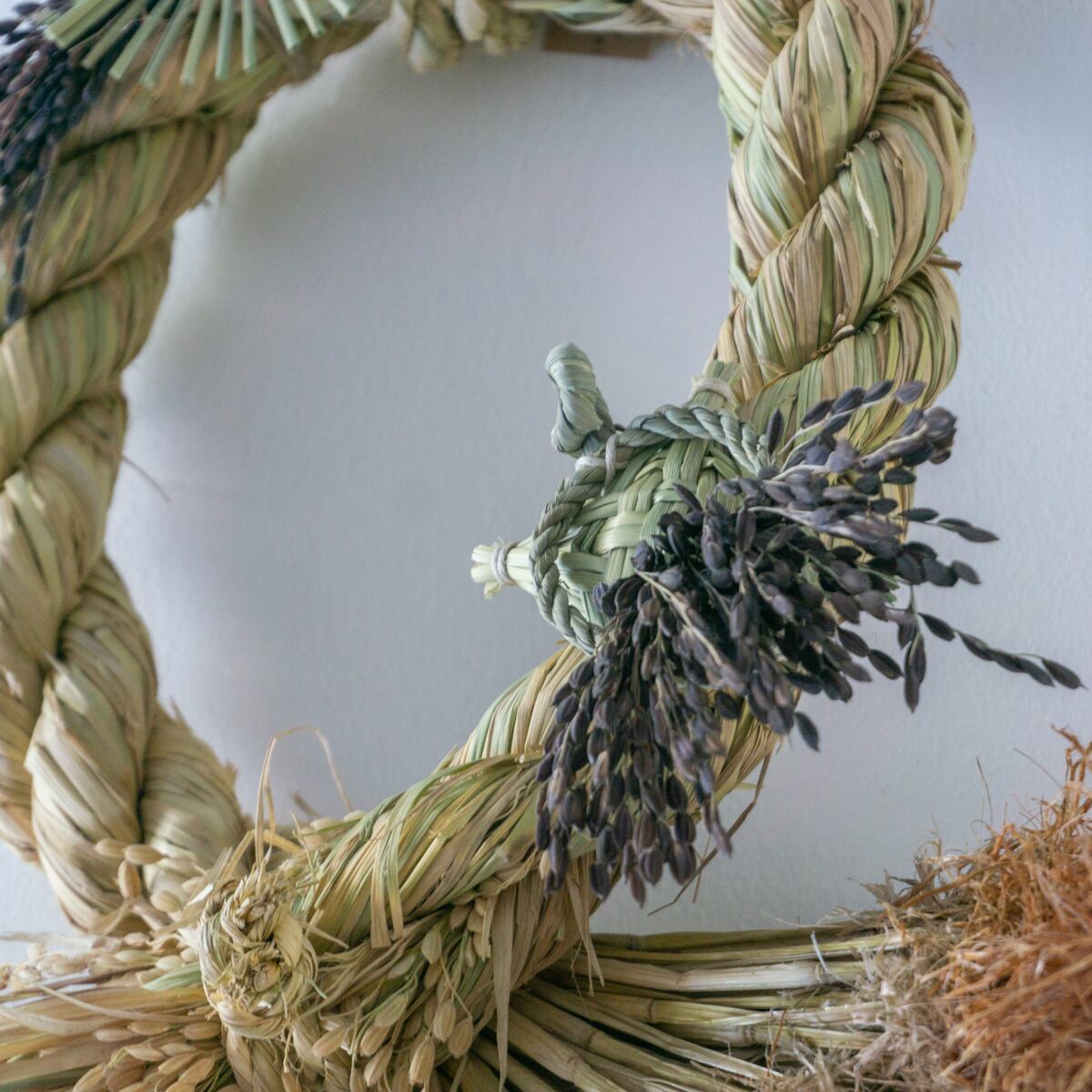 わら細工たくぼ 根付き穂付き 鶴亀つき | くらしのギャラリー杜の街