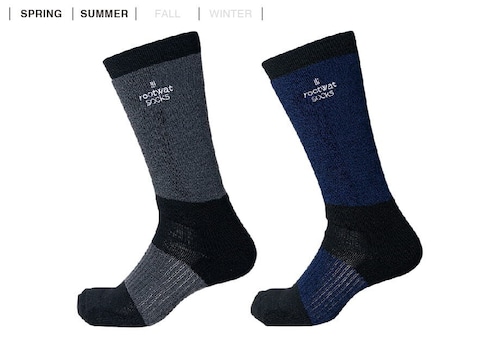 ROOTWAT SOCKS WOOL HYBRID LONG SOX [SS Ver]