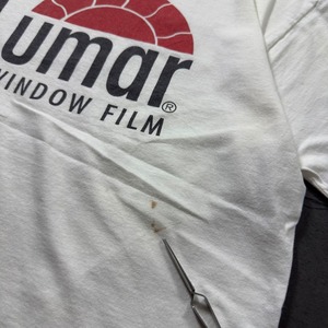 90s FRUIT OF THE LOOM TEE made in USA "LLumar WINDOW FILM" XL 古着