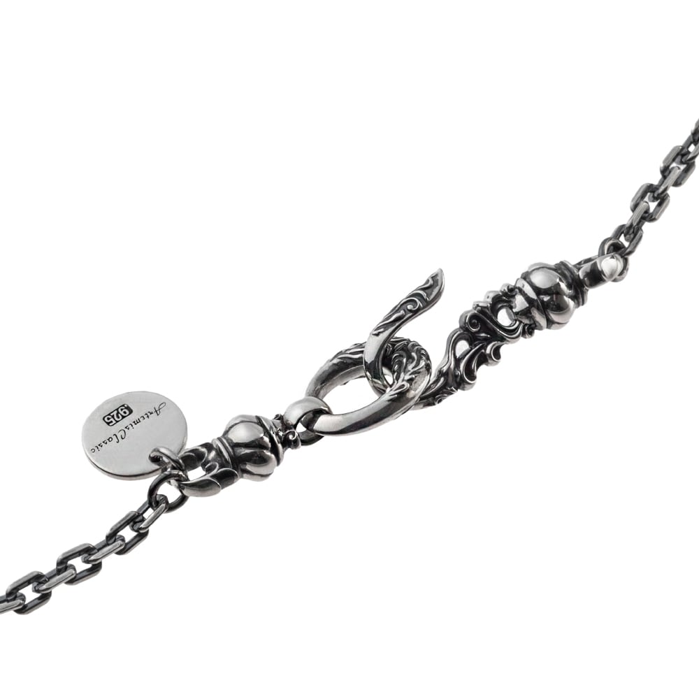 クラシカルフックシルバーネックレス(サイズ:L) ACCN0073 Classical hook silver necklace シルバーアクセサリー Silver Jewelry Brand