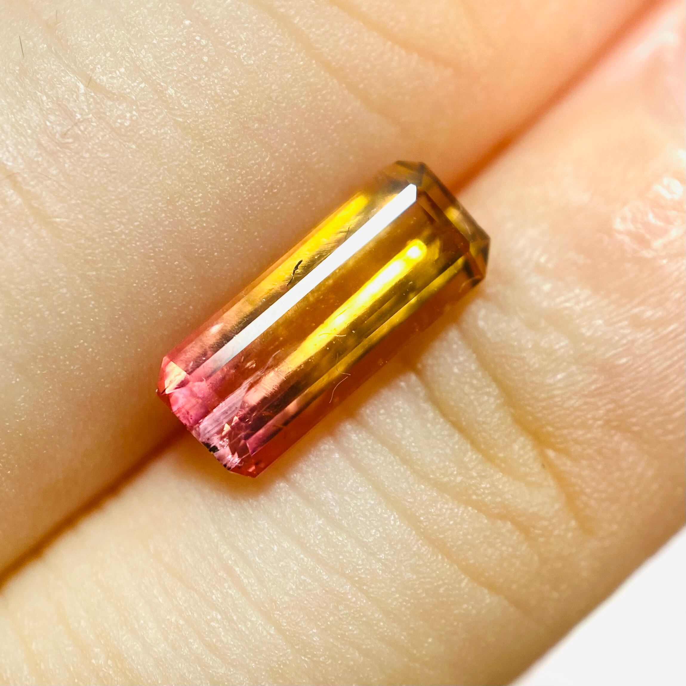 オレンジ×ピンクグレープフルーツなトルマリン