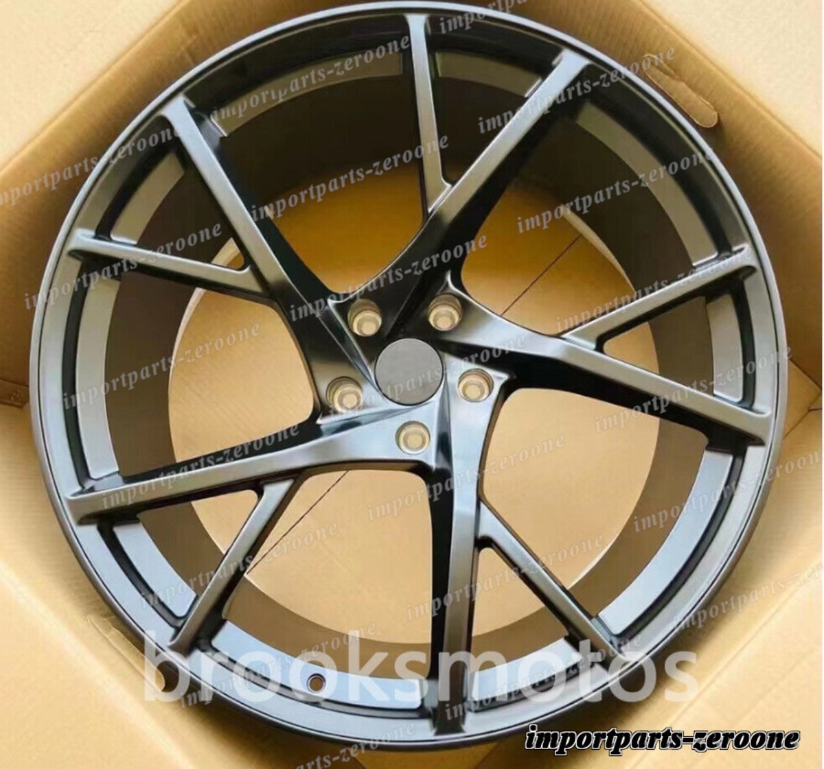 23インチ M STYLE フルマットブラックホイール ランボルギーニ ウルス 