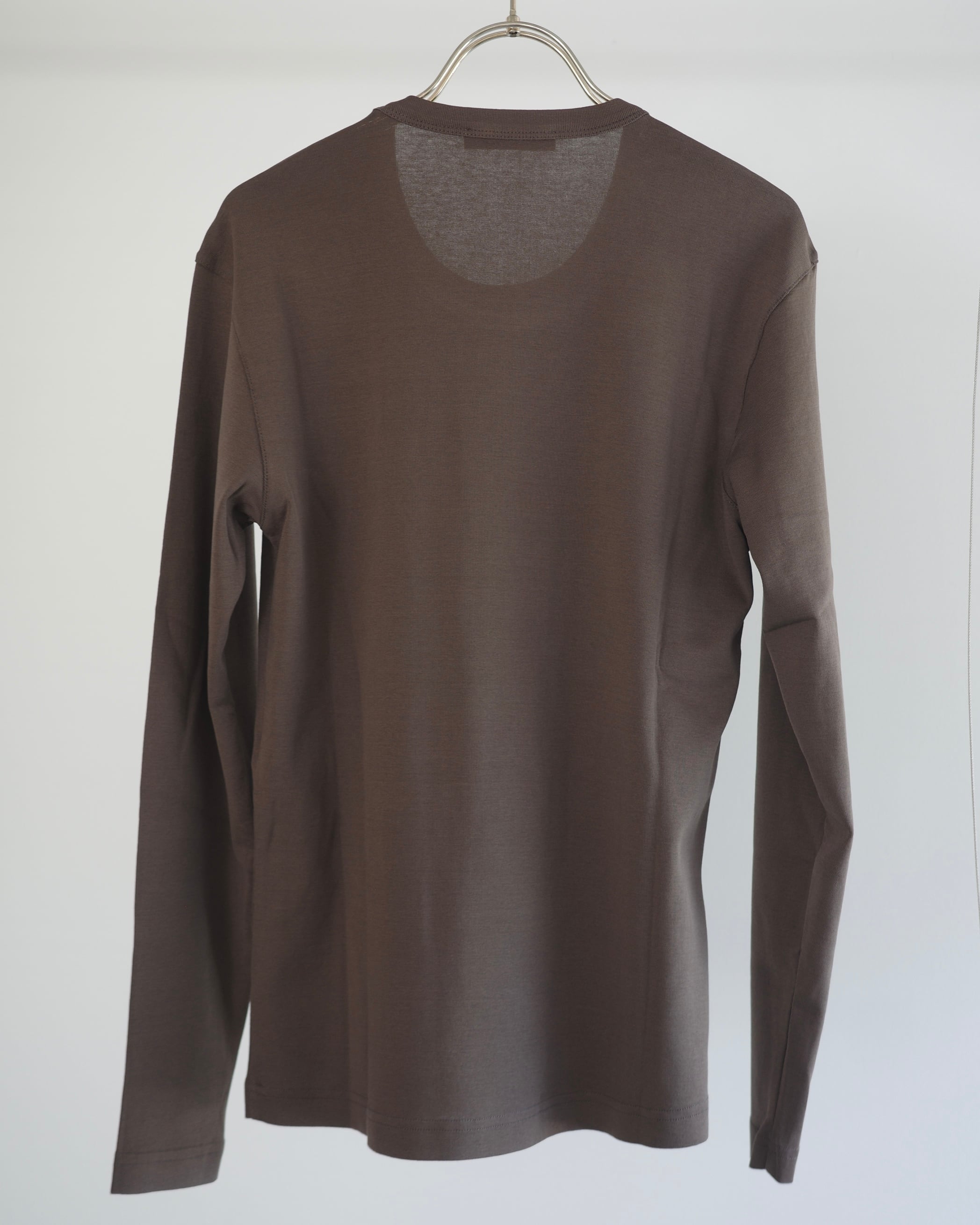 LEMAIRE / RIB LONG SLEEVE TOP IN JERSEY | LA VILLA ROUGE
