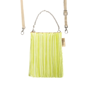 カラフルプリーツ2WAYミニショルダー&チャーム S(DSP-893+DCA-817)#159イエローグリーン