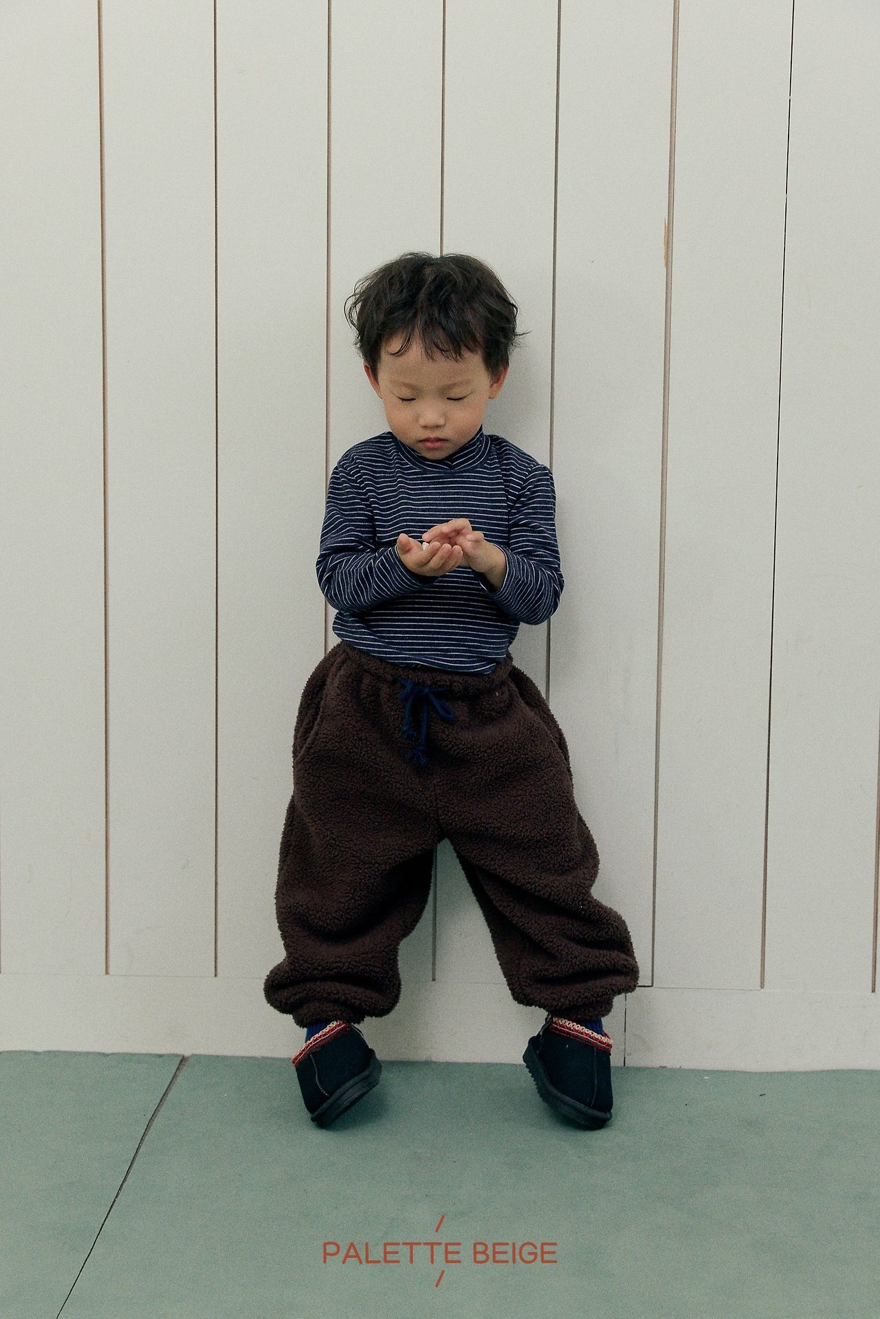 the beige［取寄］stripe slim turtle neck tee 26winter