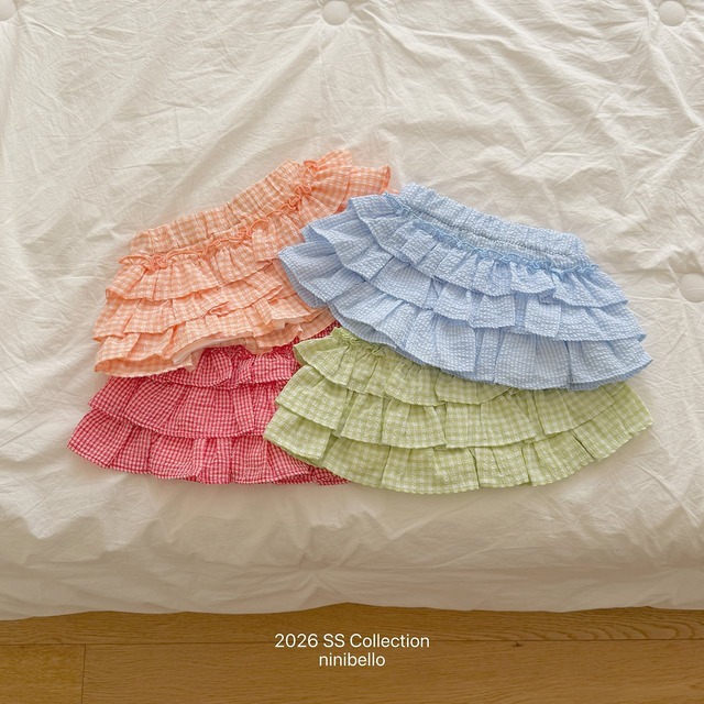 【6/18〆予約】<ninibello> Sour cancan skirt