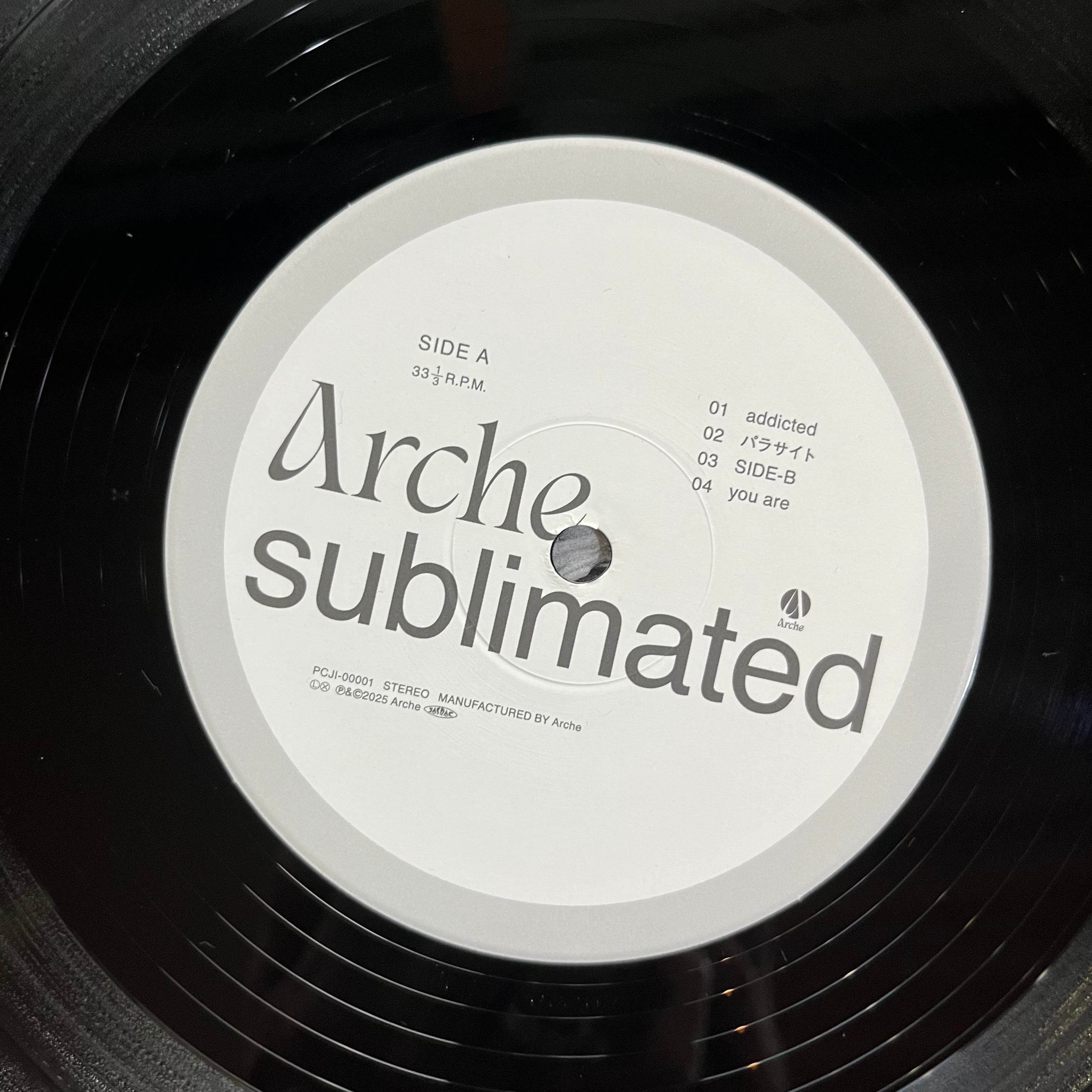 Arche sublimated アナログ盤 LP レコード 限定盤 新品未使用 Arche sublimated LP アナログ 限定盤 レコード - メルカリ