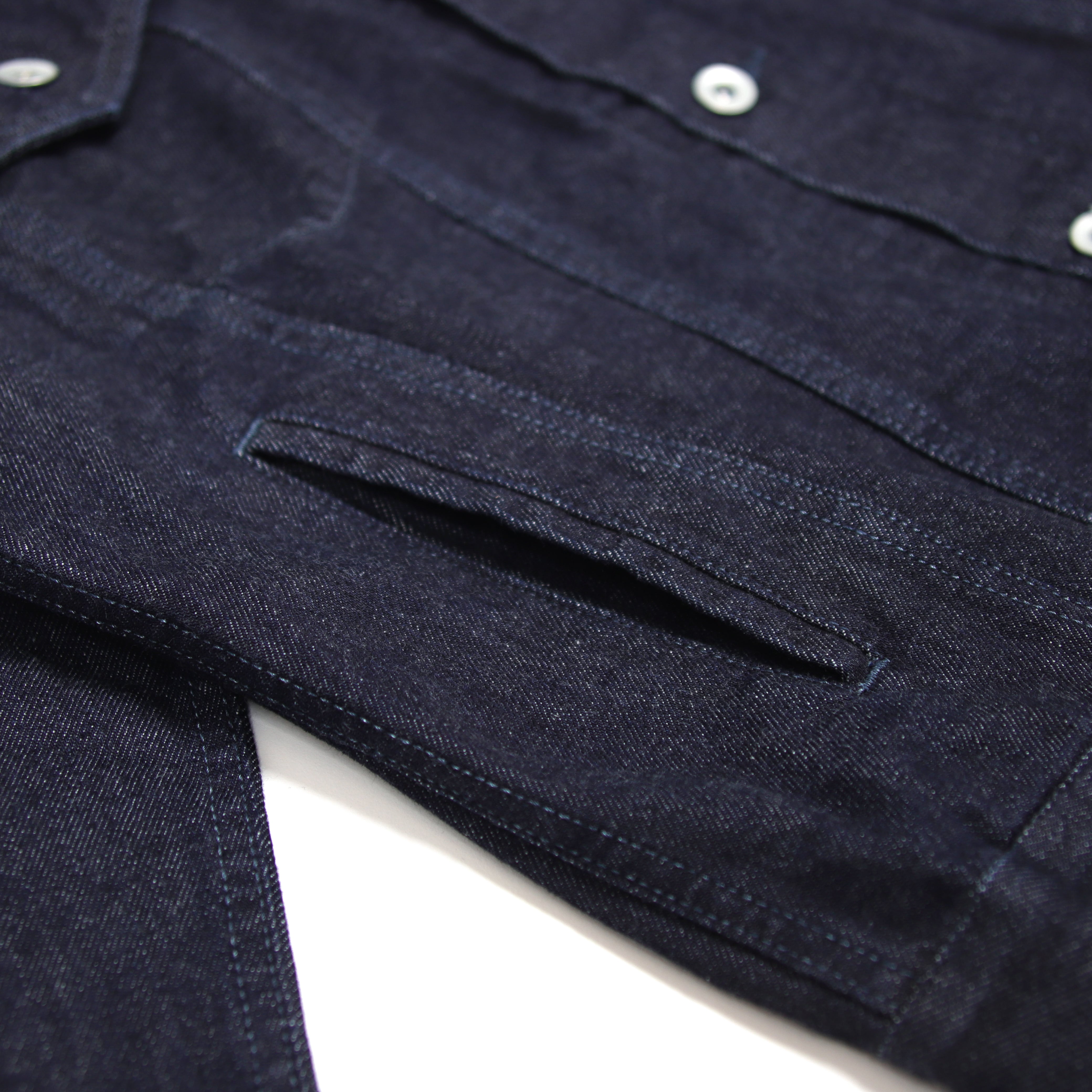 Japan Indigo Washed Denim Jacket | OVY