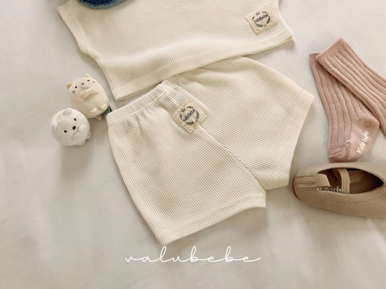 [valubebe] Croffle Waffle Pants / [벨루베베] 크로플와플팬츠