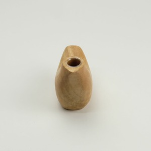 Mango wood bird flower vase