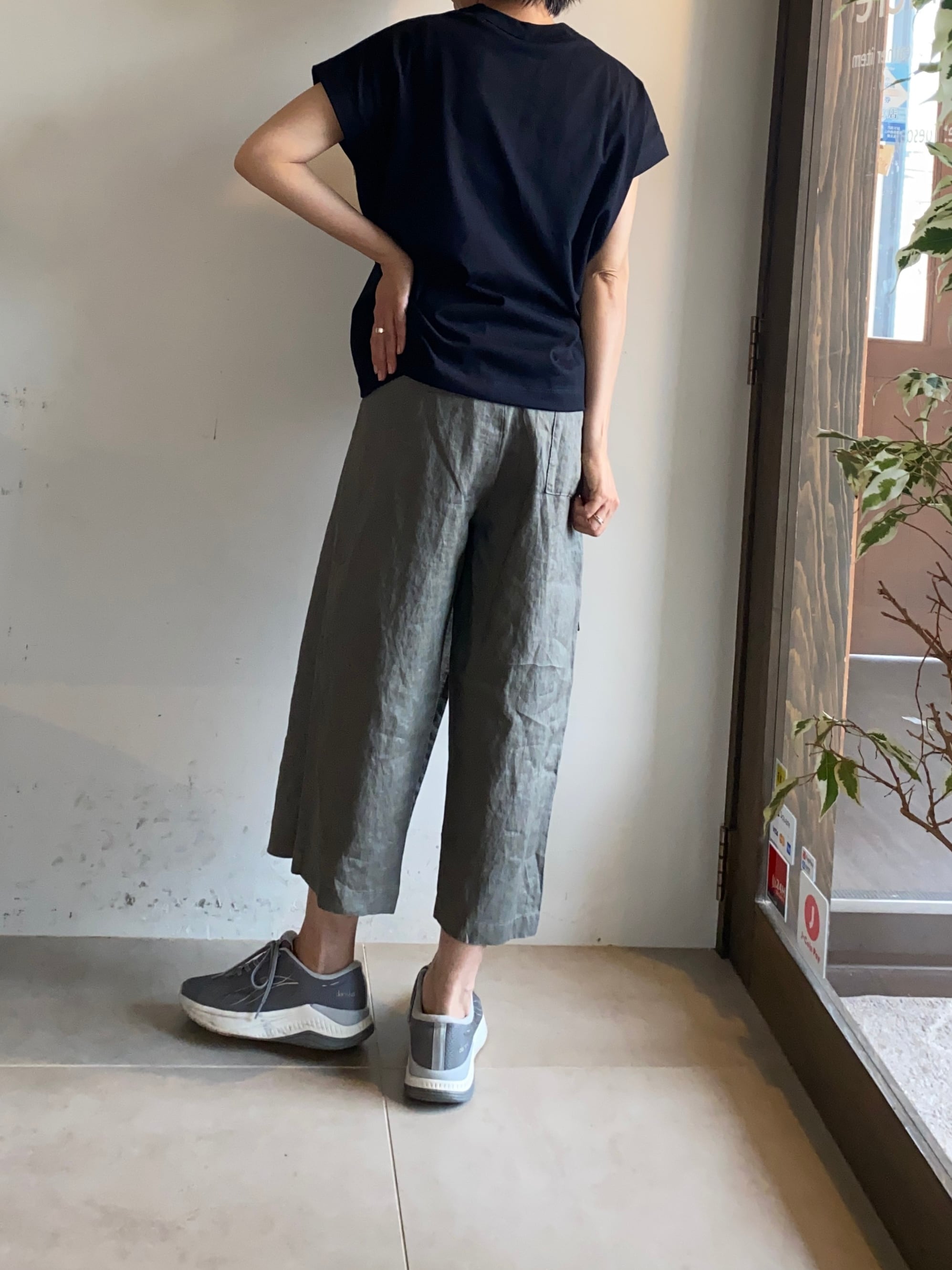 TRAVAIL MANUEL ブリーズリネン・ラップ Pants | Lumiere