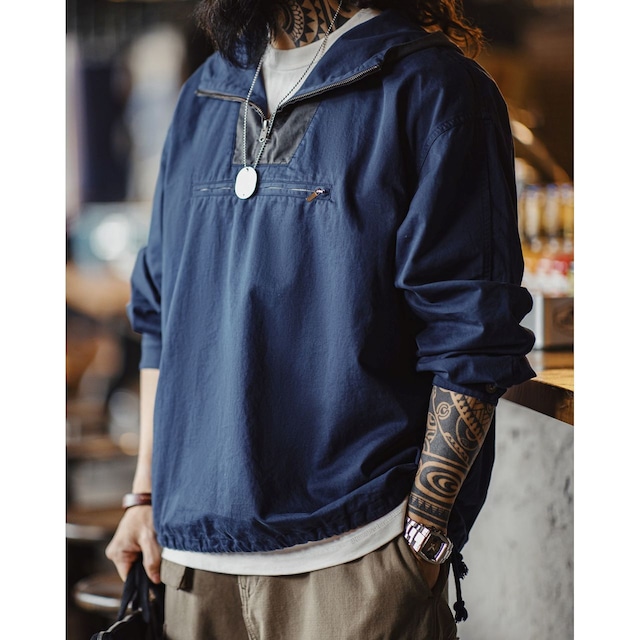 ワークウェアルーズスタンダードフード付きジャケット 225093