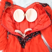 社交ダンス 衣装 スタンダードドレス ワンピース ドレス ブラック系 レッド系 セキネ SEKINE 日本製 赤 黒 フロート レース フリル ダンス パーティ 発表会 デモ 競技 エレガント フォーマル パーティー衣装 舞台衣装 競技用 レディース コスチューム 発表会用 ダンスウェア