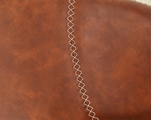 ヴィンテージレザー調ダイニングチェア２脚 75cm幅テーブル 3点セット