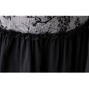 花模様 切り替えノースリーブワンピース  30107