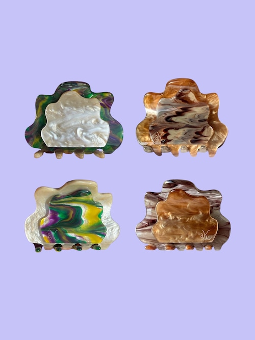 NEW［定番カラー］貝バンスクリップ