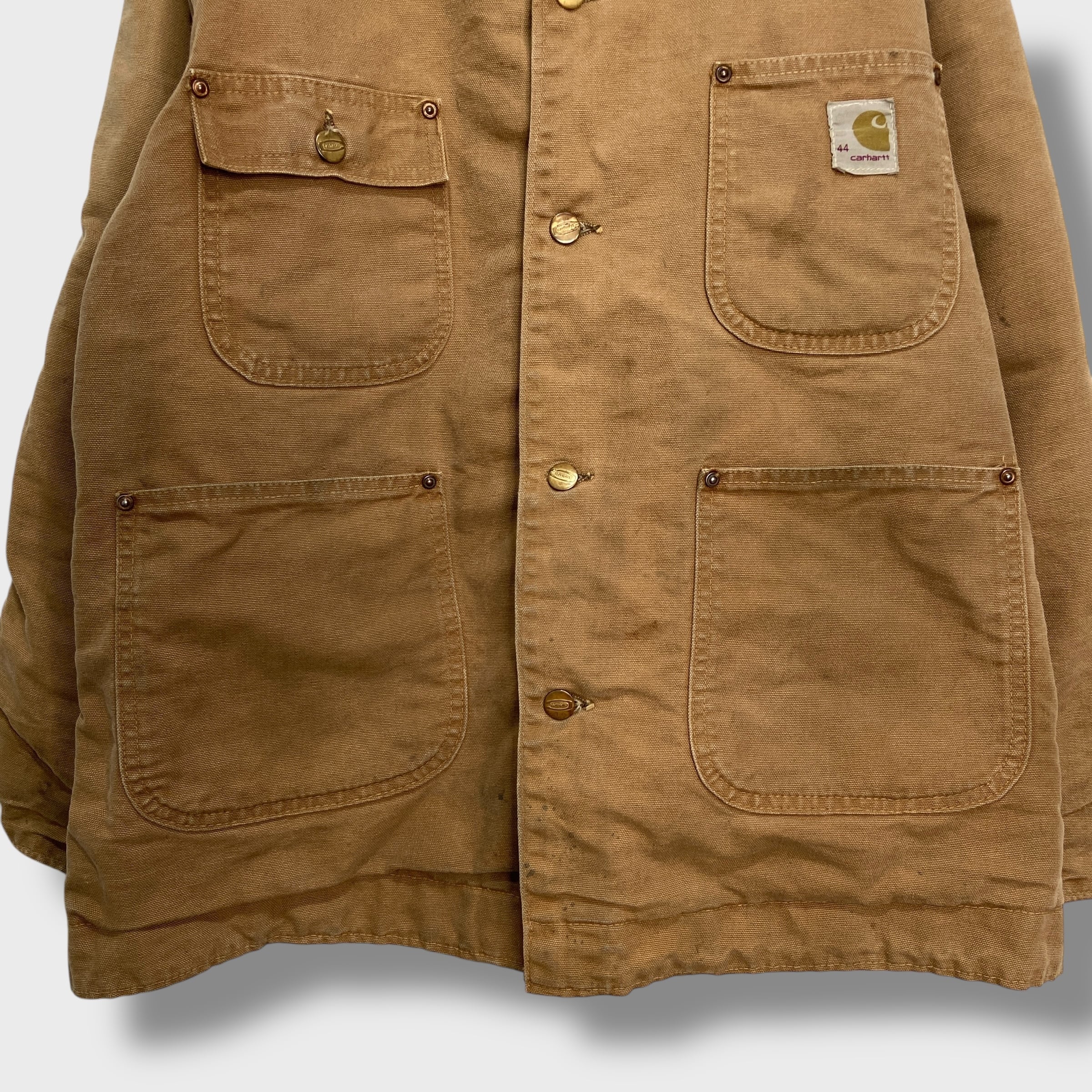 Carhartt 60s 70s ミシガンチョアコート サイズ44 デカCボタン | 古着
