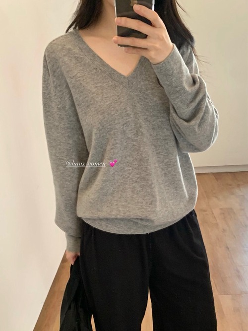 (予約) HAUS / Praha cashmere knit 3color