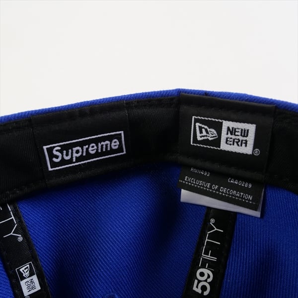 Supreme 青 キャップ Supreme シュプリーム 20SS New Era $1M Metallic Box Logo Cap