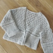 [Pattern] クロシェカーディガン