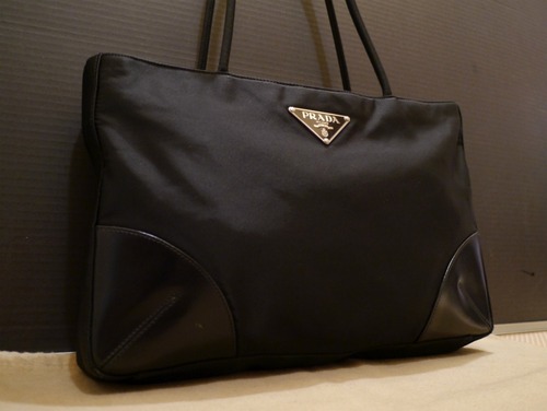 美◆PRADAプラダ ビジネス可 ナイロン トート ショルダー バッグ