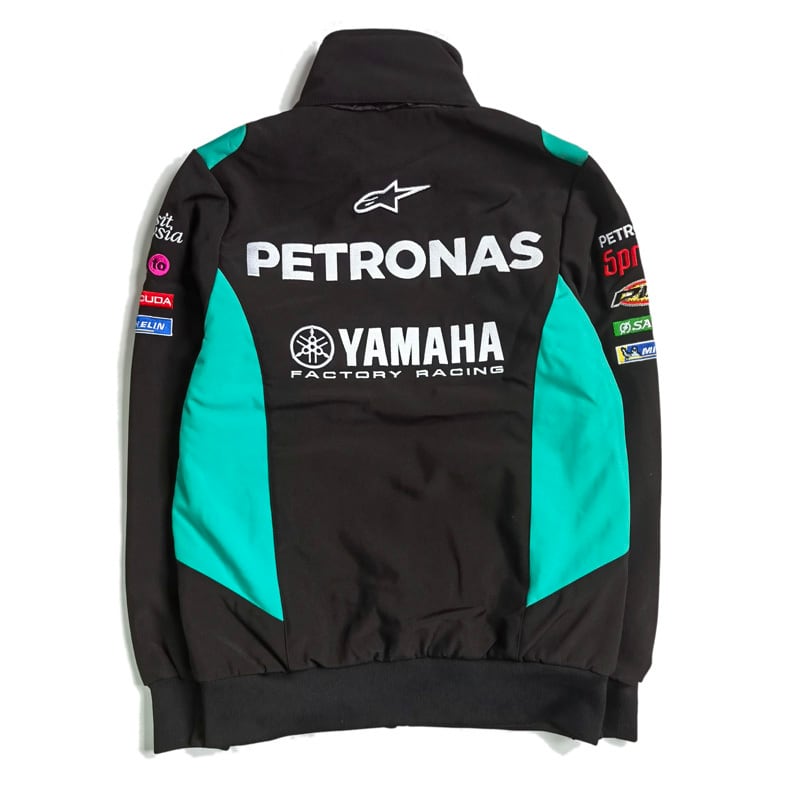 PETRONAS YAMAHA SRT】2020 motoGP 黒緑オフィシャル ソフトシェル ジャケット | OSP-motorsports