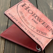 HORWEEN × レーデルオガワ ホースバット マネークリップ レッド