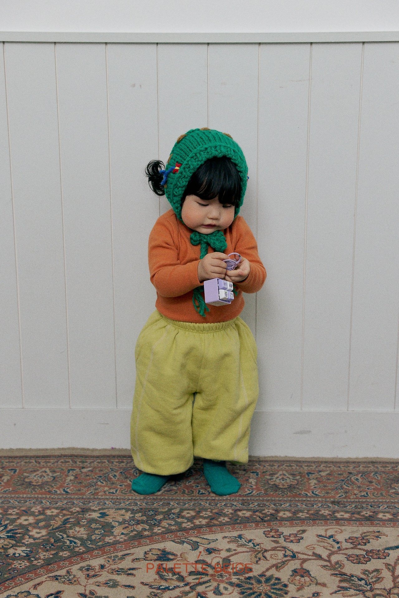 the beige［取寄］color pencil pants 26winter