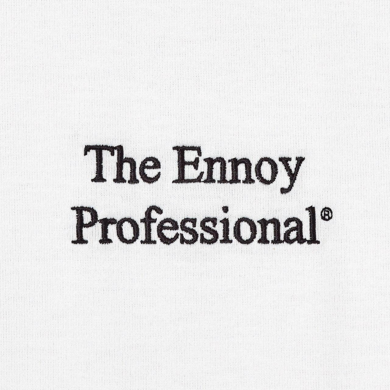 PROFESSIONAL S/S T-SHIRT (WHITE x BLACK) | ENNOY