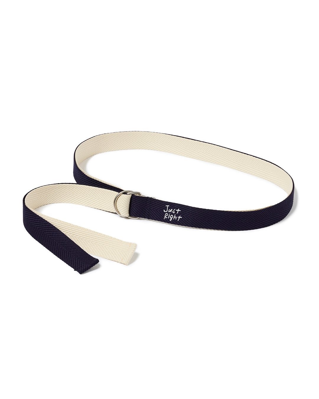 公式通販】RSVE “JR Two-Tone D-Ring Belt” Navy | RSVE（アールエス