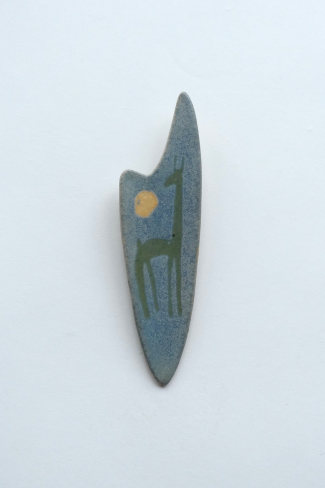 Ceramic animal brooch - giraffe under the Sun Ceramic animal brooch - giraffe under the Sun