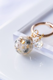 （キーホルダー） 花手水 / ブルー