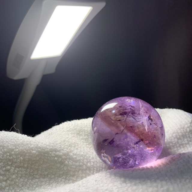 超透明！ボリビア産アメトリンスフィア